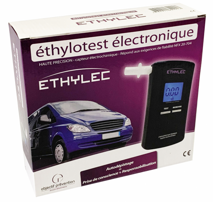 Ethylotest électronique complet